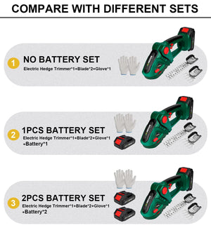 Planet Gates 2 IN 1 Cordless Electric Hedge Trimmer Lawn Mower Household Shrub Weeding Pruning Mower Garden Tools for Makita 18V Battery