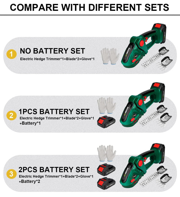 Planet Gates 2 IN 1 Cordless Electric Hedge Trimmer Lawn Mower Household Shrub Weeding Pruning Mower Garden Tools for Makita 18V Battery