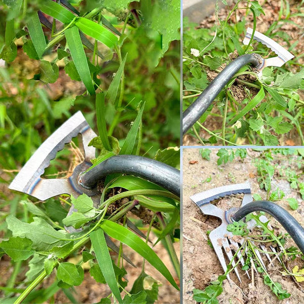 Planet Gates 2 IN 1 Manual Weed Remover Tool Grass Rooting Loose Soil Hand Weeding Removal Puller Garden Shovel Gardening Tool Dropshipping