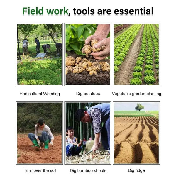 Planet Gates 2 In 1 Manual Weeds Remover Tool Grass Rooting Loose Garden Gardening Puller Removal Weeding Tool for Garden Lawn Yard