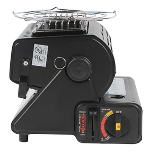 Planet Gates 2 in 1 Portable Dual Butane Gas Bivvy Heater & Stove 1300W Outdoor Camping Fishing Tent Camping Gas Cooker