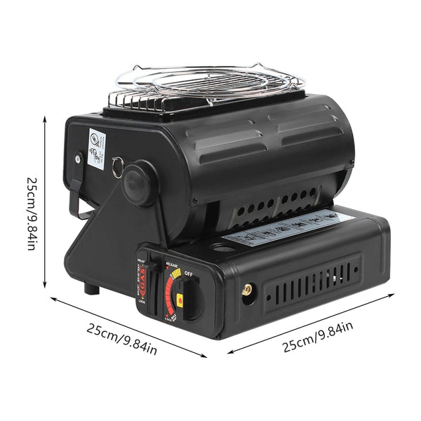 Planet Gates 2 in 1 Portable Dual Butane Gas Bivvy Heater & Stove 1300W Outdoor Camping Fishing Tent Camping Gas Cooker