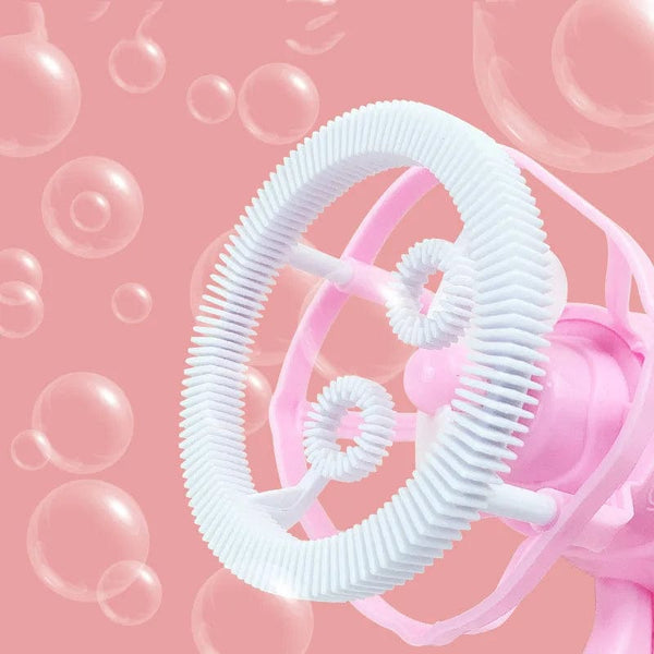 Planet Gates 2 IN 1 Soap Bubbles Machine Bubble Gun Creative Bubble In Bubble Toys Blower Maker Outdoor Party Games Toys for Kids Boys Girls