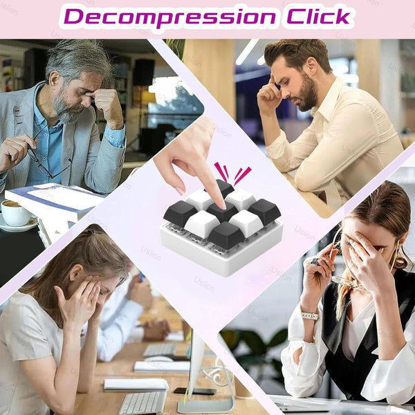 Planet Gates 2 Keys BW 2/3/4/9 Keys Keyboard Keycaps Fidget Toy Party Stress Relief Diy  Keycaps Toy Keyboard Caps Finger Button Fidget Finger Keycaps