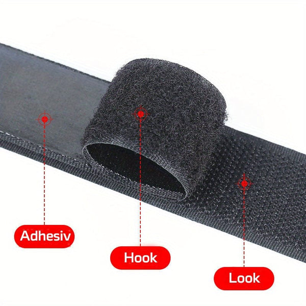 Planet Gates 2 Meters Long Hook + Double-sided Tape With Strong Self-adhesive Fastener Used In Home, Office And Car 2 3 5cm Double-sided Mounting Tape