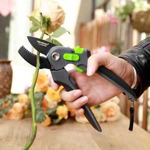 Planet Gates 2 Multifunctional Pruning Shear Garden Tools Labor Saving Scissors Gardening Plant Sharp Branch Pruners Protection Hand Durable
