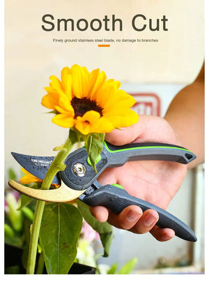 Planet Gates 2 Multifunctional Pruning Shear Garden Tools Labor Saving Scissors Gardening Plant Sharp Branch Pruners Protection Hand Durable