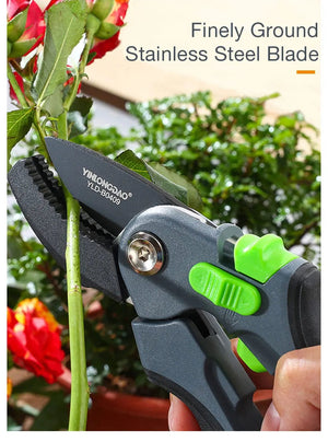 Planet Gates 2 Multifunctional Pruning Shear Garden Tools Labor Saving Scissors Gardening Plant Sharp Branch Pruners Protection Hand Durable
