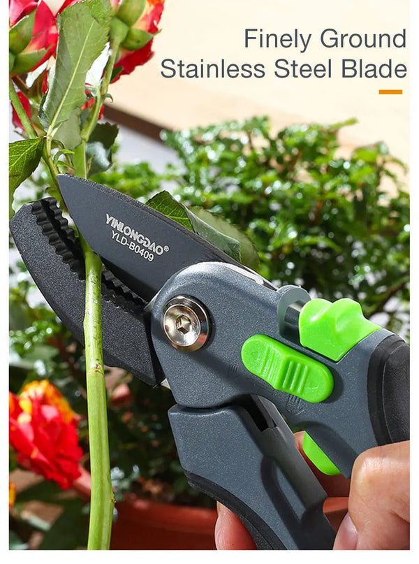 Planet Gates 2 Multifunctional Pruning Shear Garden Tools Labor Saving Scissors Gardening Plant Sharp Branch Pruners Protection Hand Durable