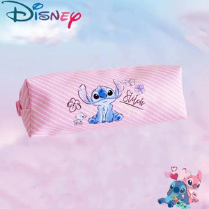 Planet Gates 2 New Disney Stitch Anime Pencil Case Stitch Print Pen Bag Cartoon Students Storage Bag Stationery kids Toy Christmars Gift