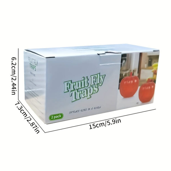 Planet Gates 2 Packs Eliminate Gnats Instantly - 2pcs/pack Gnat Trap Catcher For Kitchen & Home