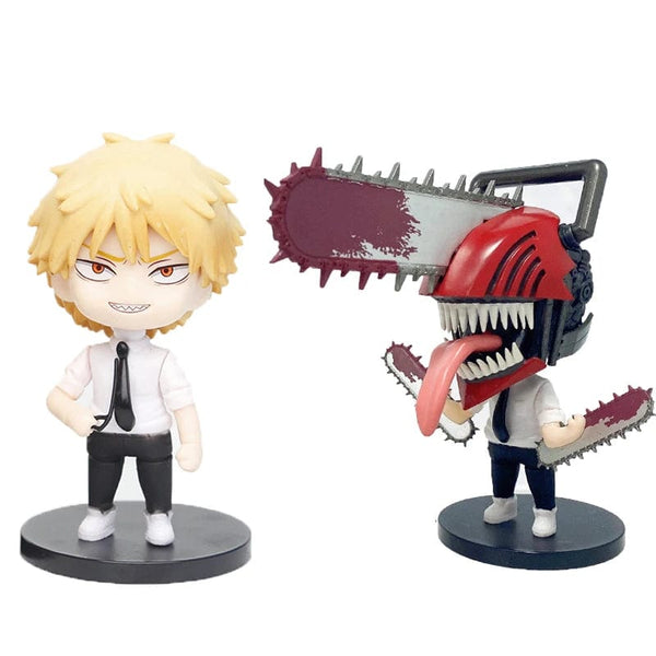 Planet Gates 2 pcs 1 2024 New Chainsaw Man kuromi Power Action Figurines Anime Figure Chainsaw Man Power Figurine For Children Toys Christmas Gifts