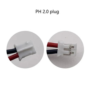 Planet Gates 2 PCS / 3.7V / CHINA 103450 3.7V 2000mAh Polymer Lithium Rechargeable Battery jst PH 2.0mm 2pin plug for Camera GPS navigator MP5 Bluetooth Headset