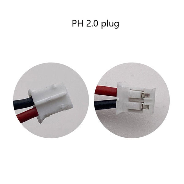 Planet Gates 2 PCS / 3.7V / CHINA 103450 3.7V 2000mAh Polymer Lithium Rechargeable Battery jst PH 2.0mm 2pin plug for Camera GPS navigator MP5 Bluetooth Headset