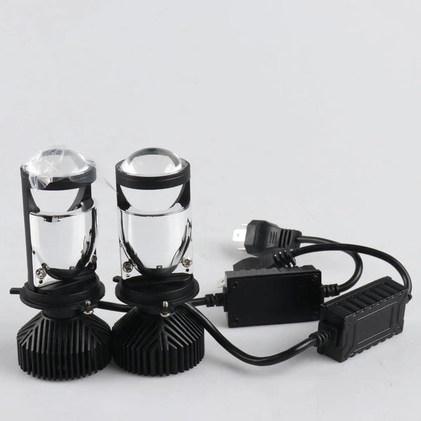 Planet Gates 2 PCS / H4/9003/HB2 Hi/Lo H4 LED Projector Lens Headlight Car LED Headlight Canbus 6000K Hi/Lo Beam Bulb with Turbo Fan 22000LM 90W For Car/Motorcycle 12V
