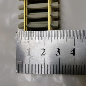 Planet Gates 2 pcs HO1:87 model train track rail 50 cm cement 1pc/2pcs/5pcs Model Train Flexible Rail with Sleeper HO Scale 50cm HP17HO