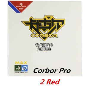 Planet Gates 2 Pcs/Lot Reactor Original Pips-In CORBOR Table Tennis Rubber With Sponge Ping Pong Rubber Tenis De Mesa