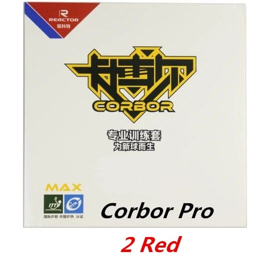 Planet Gates 2 Pcs/Lot Reactor Original Pips-In CORBOR Table Tennis Rubber With Sponge Ping Pong Rubber Tenis De Mesa