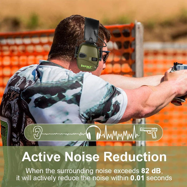 Planet Gates 2 PCS Original Tactical Electronic Shooting Earmuff Outdoor Sports Anti-noise Headset Impact Sound Amplification Hearing