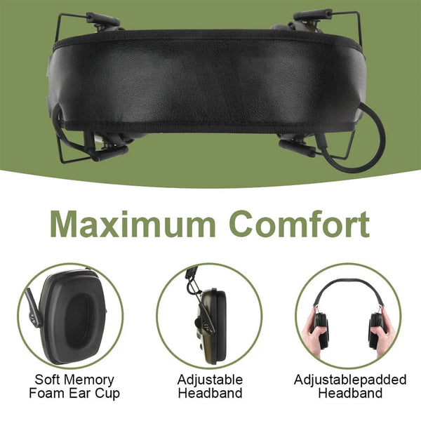 Planet Gates 2 PCS Original Tactical Electronic Shooting Earmuff Outdoor Sports Anti-noise Headset Impact Sound Amplification Hearing