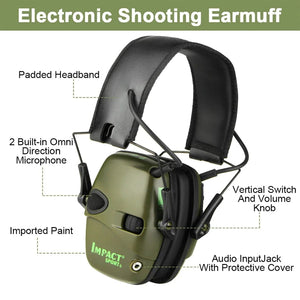 Planet Gates 2 PCS Original Tactical Electronic Shooting Earmuff Outdoor Sports Anti-noise Headset Impact Sound Amplification Hearing