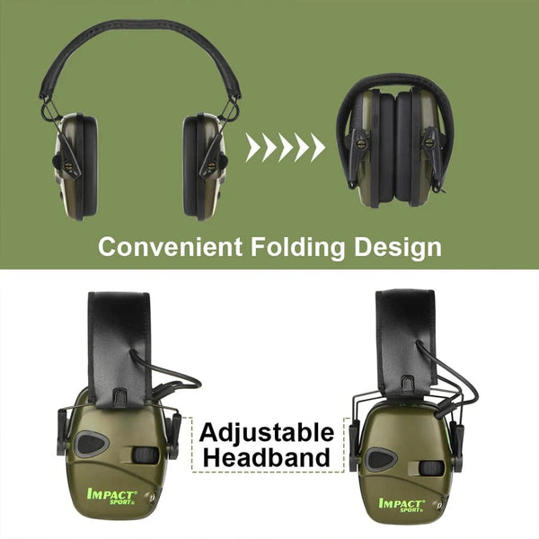 Planet Gates 2 PCS Original Tactical Electronic Shooting Earmuff Outdoor Sports Anti-noise Headset Impact Sound Amplification Hearing