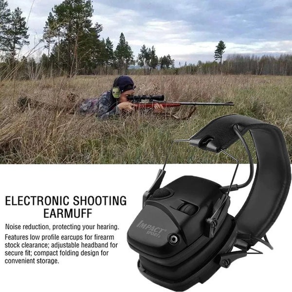 Planet Gates 2 PCS Original Tactical Electronic Shooting Earmuff Outdoor Sports Anti-noise Headset Impact Sound Amplification Hearing