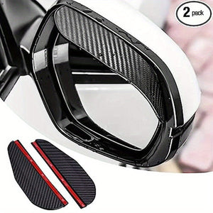 Planet Gates 2 pcs/pack 2pcs Car Rear View Mirror Rain Eyebrows, Rainproof Universal For Car