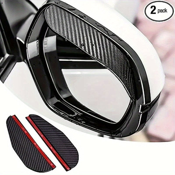 Planet Gates 2 pcs/pack 2pcs Car Rear View Mirror Rain Eyebrows, Rainproof Universal For Car