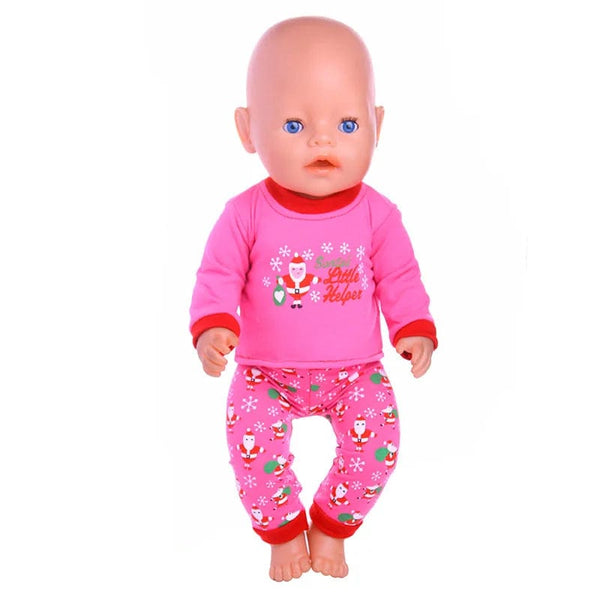 Planet Gates 2 Pcs/Set=Shirts + Pants Doll Clothes Accessories For Born Baby 43cm Items & 18 Inch American Doll Girl's Toys & Our Generation