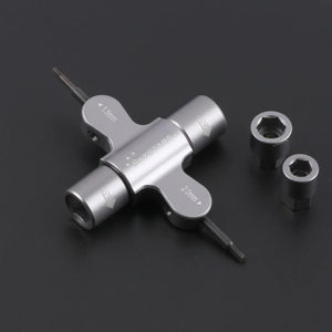 Planet Gates 2 pcs Skystars Quad M5 Wrench 1.5mm/2mm screwdriver with Built in One Way Bearing Tool for RC Drone FPV Racing