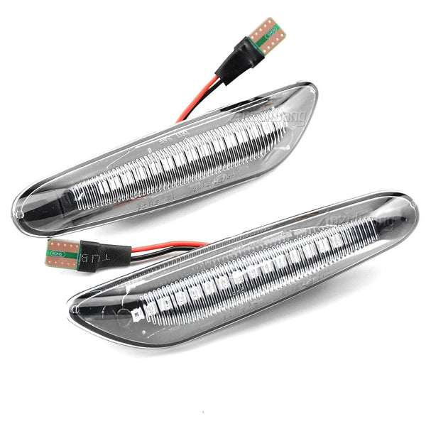 Planet Gates 2 pieces Led Dynamic Side Marker Turn Signal Light Indicator Blinker Lamp Signal Lamp For BMW E90 E91 E92 E93 E60 E87 E82 E46