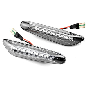 Planet Gates 2 pieces Led Dynamic Side Marker Turn Signal Light Indicator Blinker Lamp Signal Lamp For BMW E90 E91 E92 E93 E60 E87 E82 E46