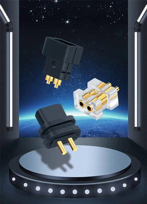 Planet Gates 2 Pin 0.7mm 0.8mm Male Flat Convex Concave Double Needle 0.78mm Connector Female Socket Headphone Plug Consumer Electronics