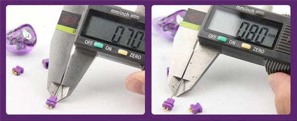 Planet Gates 2 Pin 0.7mm 0.8mm Male Flat Convex Concave Double Needle 0.78mm Connector Female Socket Headphone Plug Consumer Electronics