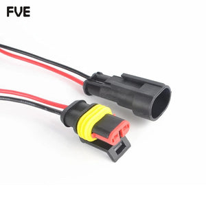 Planet Gates 2-Pin Way Waterproof Automotive Electrical Connectors Plug With Wire Male Female Connector 1/2/3/4/5/6 pin For Car Motorcycle