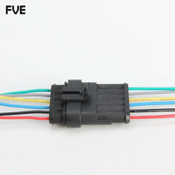 Planet Gates 2-Pin Way Waterproof Automotive Electrical Connectors Plug With Wire Male Female Connector 1/2/3/4/5/6 pin For Car Motorcycle