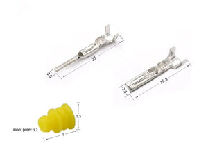 Planet Gates 2-Pin Way Waterproof Automotive Electrical Connectors Plug With Wire Male Female Connector 1/2/3/4/5/6 pin For Car Motorcycle