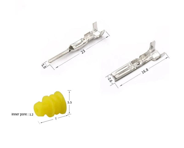 Planet Gates 2-Pin Way Waterproof Automotive Electrical Connectors Plug With Wire Male Female Connector 1/2/3/4/5/6 pin For Car Motorcycle