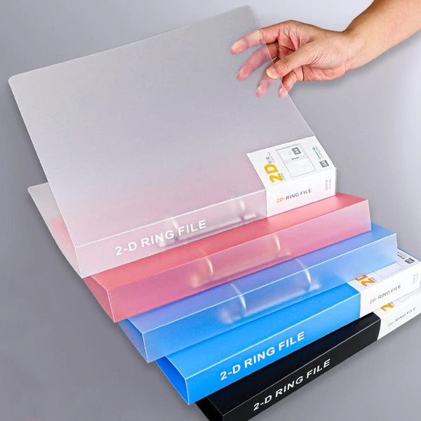 Planet Gates 2-ring File Binder File Folder A4 Binder Folder Cover Office Document Organizer Can Hold 200 Sheets Test Paper Desk Organizer