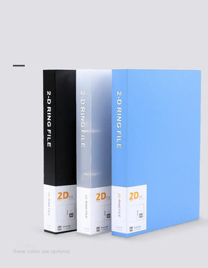 Planet Gates 2-ring File Binder File Folder A4 Binder Folder Cover Office Document Organizer Can Hold 200 Sheets Test Paper Desk Organizer