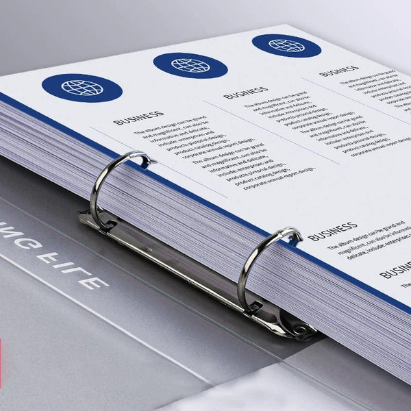 Planet Gates 2-ring File Binder File Folder A4 Binder Folder Cover Office Document Organizer Can Hold 200 Sheets Test Paper Desk Organizer