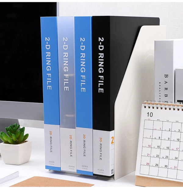 Planet Gates 2-ring File Binder File Folder A4 Binder Folder Cover Office Document Organizer Can Hold 200 Sheets Test Paper Desk Organizer