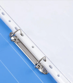 Planet Gates 2-ring File Binder File Folder A4 Binder Folder Cover Office Document Organizer Can Hold 200 Sheets Test Paper Desk Organizer