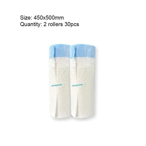 Planet Gates 2 Rollers 30pcs Litter & Housebreaking Original Cat Litter Box Trash Bag 2/4 Rollers Pet Automatic Cat Litter Box Poop Bag 1 Roller 15 Pc Bag