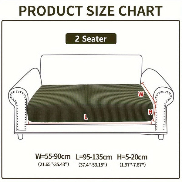 Planet Gates 2 Seater / Green 1pc Waterproof Elastic Four Seasons Universal Stretch Sofa Cover, Simple Modern Style Non-slip Sofa Slipcover, Living Room Sofa Protector Couch Cover Suitable For Office Home Decor