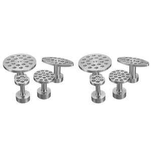 Planet Gates 2 Sets Car Body Paintless Dent Hail Buckle Aluminum Alloy Glue Puller Tabs Remover Automobile Repair Set Paint Dent Repair Tool