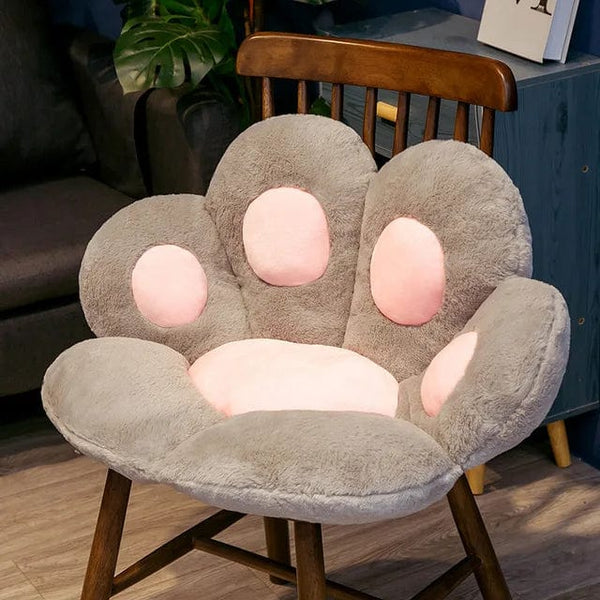 Planet Gates 2 Sizes Kawaii Plush Bear Paw Mat Cute Animal Bear Cat Foot Pillow Heart Plush Cushion Stuffed Soft Toys for Home Decor Gifts