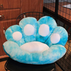 Planet Gates 2 Sizes Kawaii Plush Bear Paw Mat Cute Animal Bear Cat Foot Pillow Heart Plush Cushion Stuffed Soft Toys for Home Decor Gifts