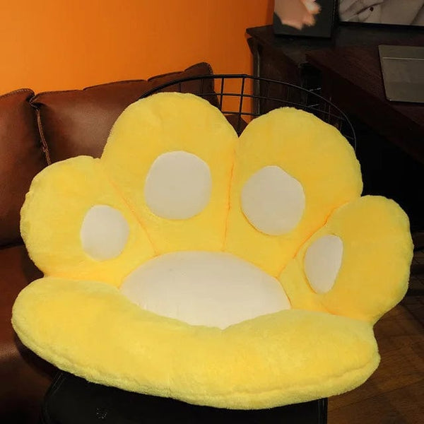 Planet Gates 2 Sizes Kawaii Plush Bear Paw Mat Cute Animal Bear Cat Foot Pillow Heart Plush Cushion Stuffed Soft Toys for Home Decor Gifts